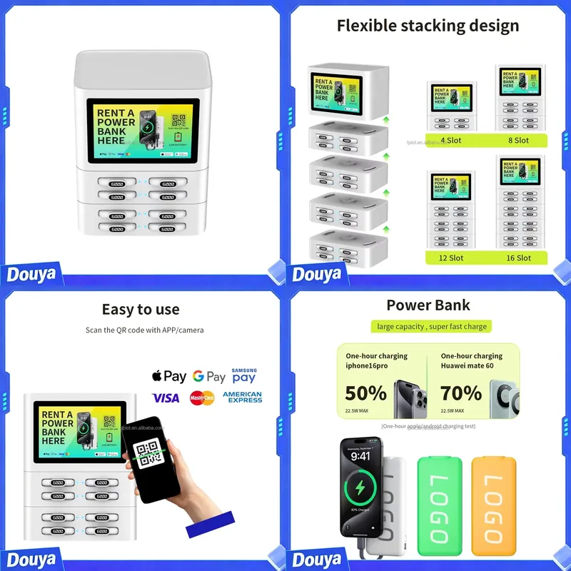 Vending Machine Qr Code - QR 8-Slot Scan-Code Mobile Ladestation mit