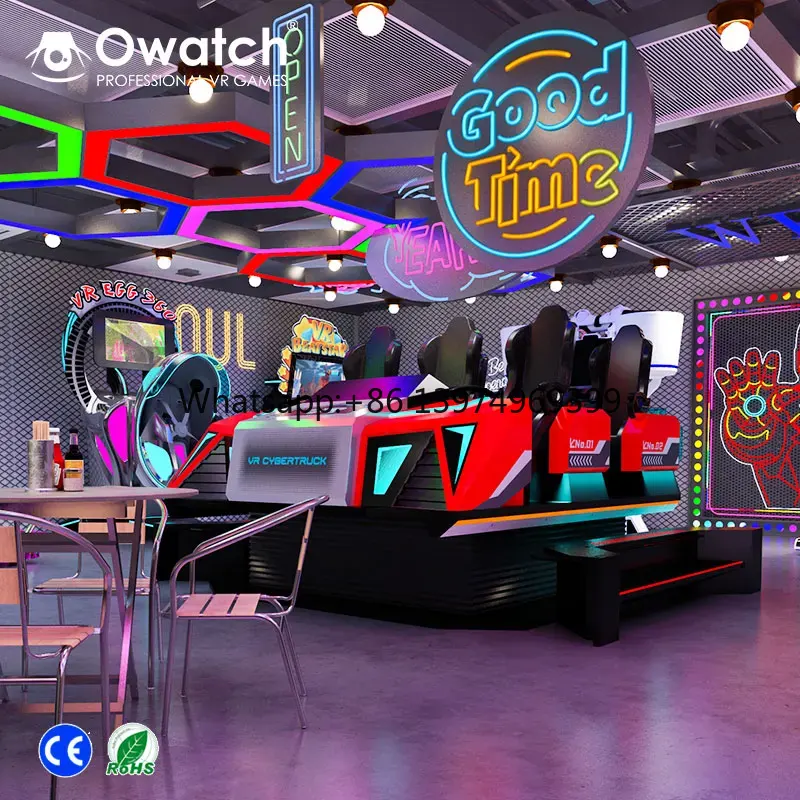 Hochwertiger VR 6-Sitzer-Simul – Arcade Machine Profit Bewertung und Preis