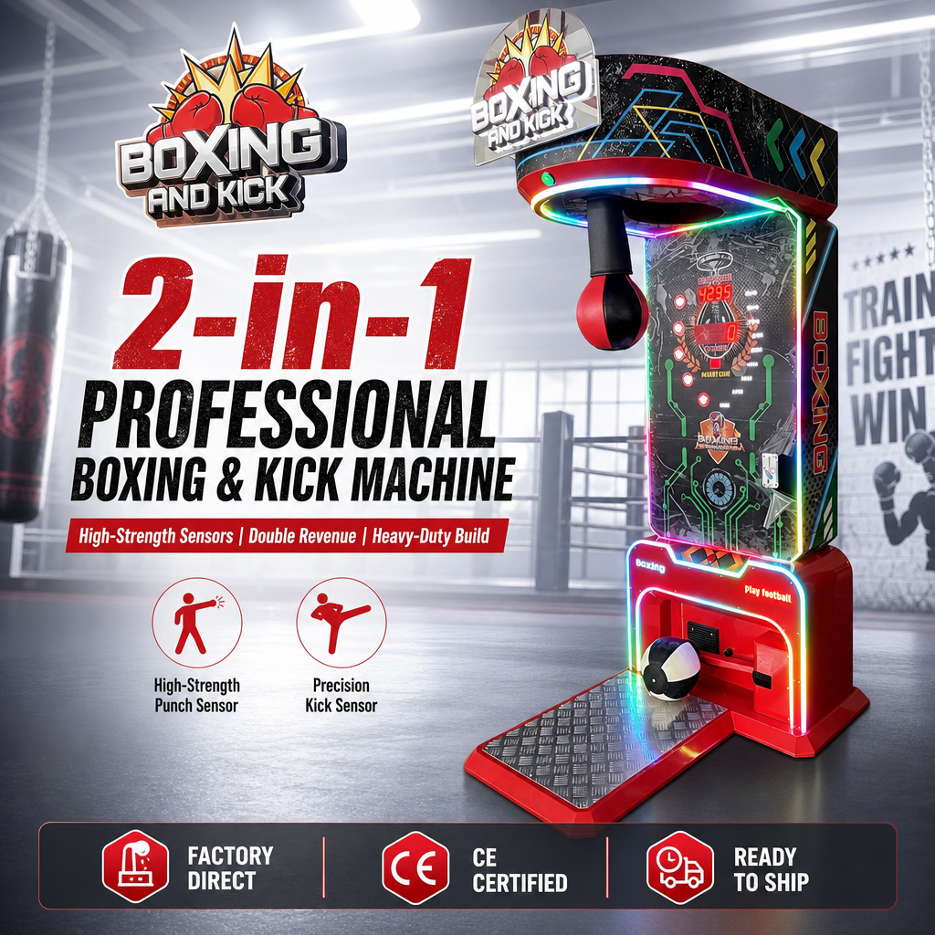 Hochprofitabler Box- und Kick- – Arcade Machine Profit Bewertung und Preis