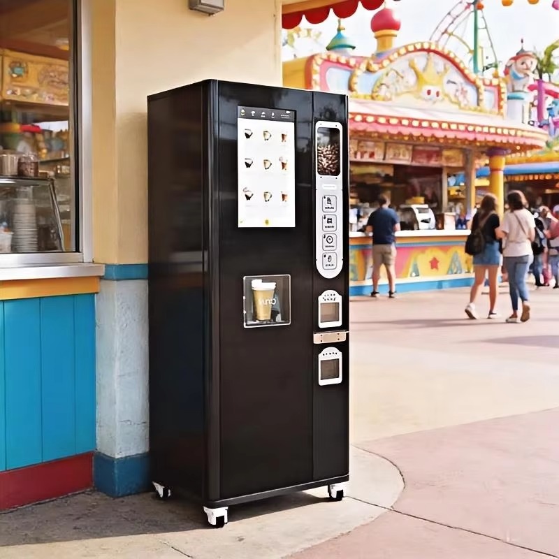 Kommerzieller Kaffeeautomat im – Vending Machine Qr Code Bewertung und Preis